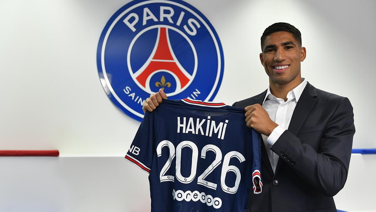Hakimi dans le top 10 des joueurs les mieux payés Hakimi parmi…