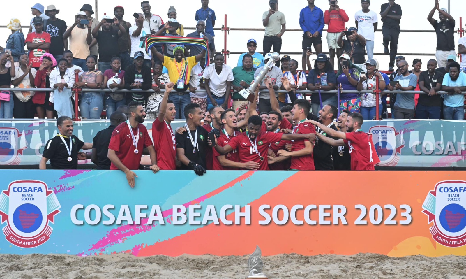 L’équipe du Maroc remporte la COSAFA Tournament The Moroccan team wins the…