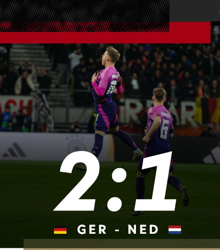 Match amical international: L’Allemagne triomphe des Pays-Bas