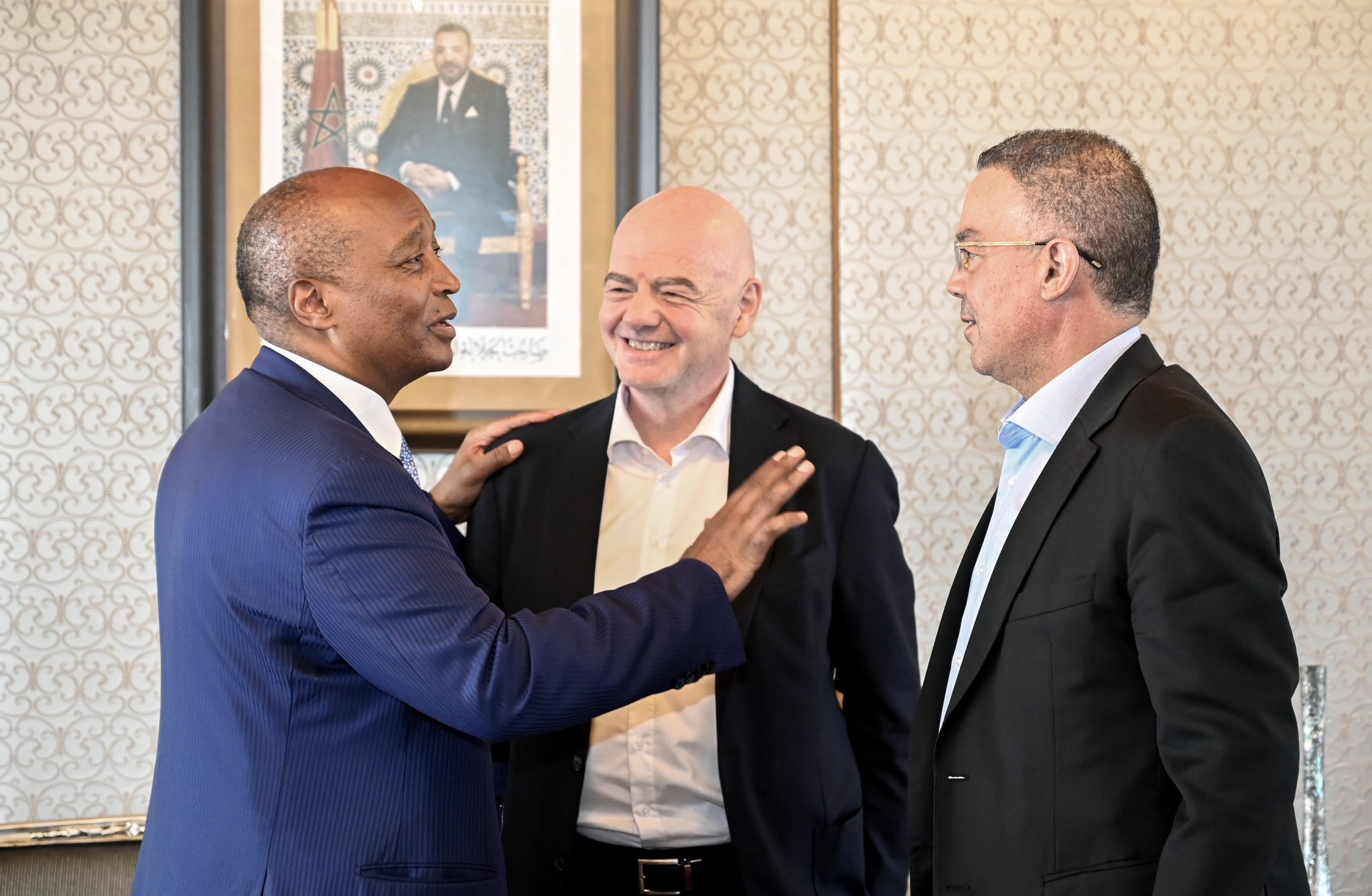 Le Président de la FIFA arrive à Rabat