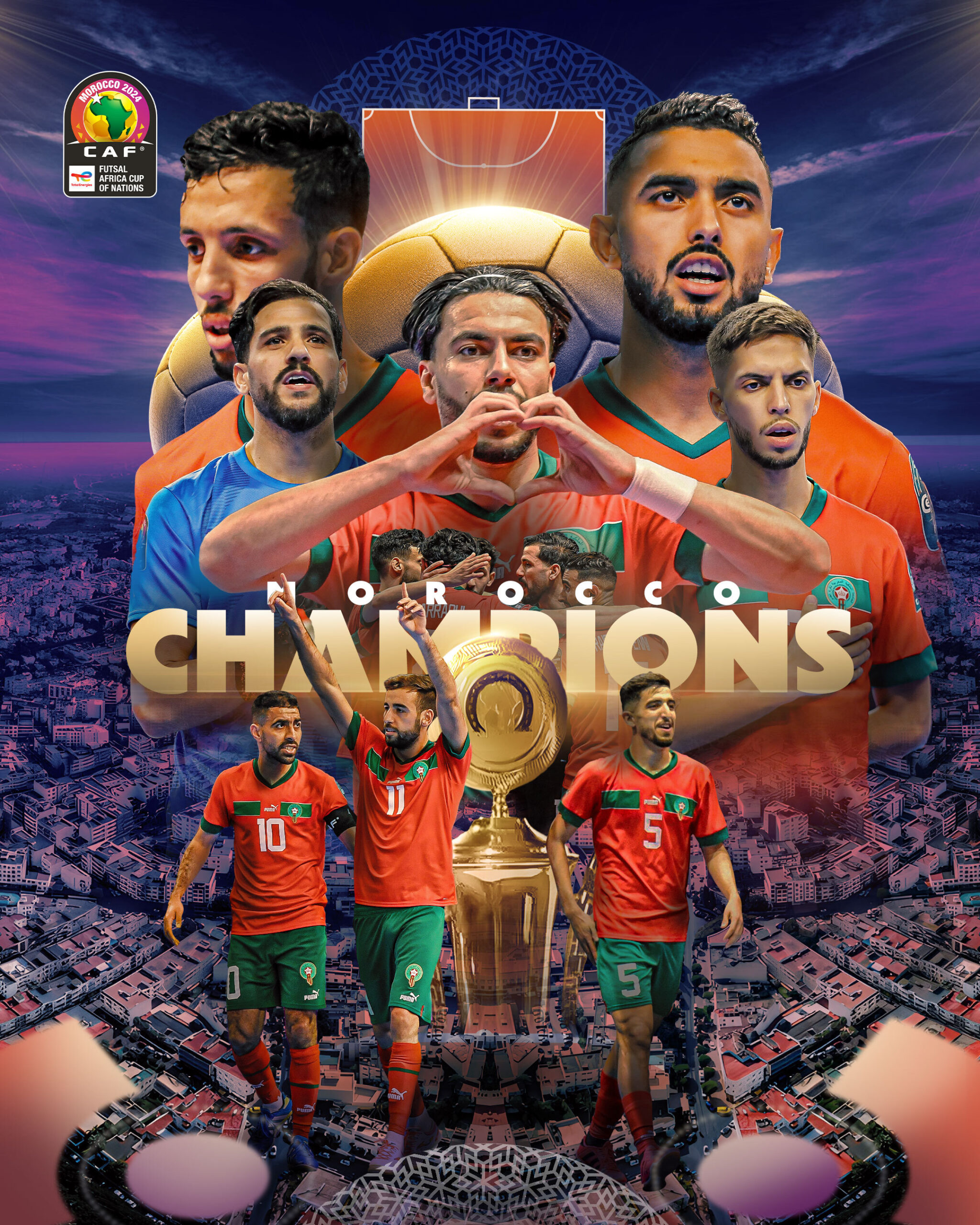Les lions champions d’Afrique en 2024