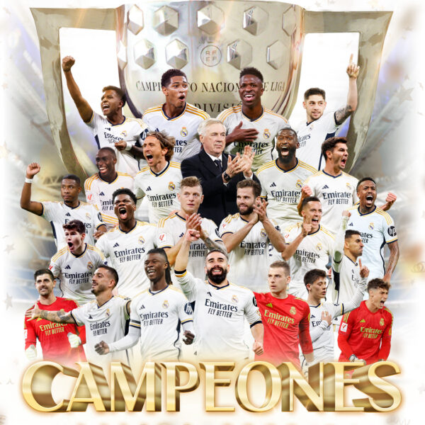 Le Real sacré champion officiel 2023-2024